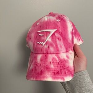 Gymshark Pink Tie-Dye Baseball Cap